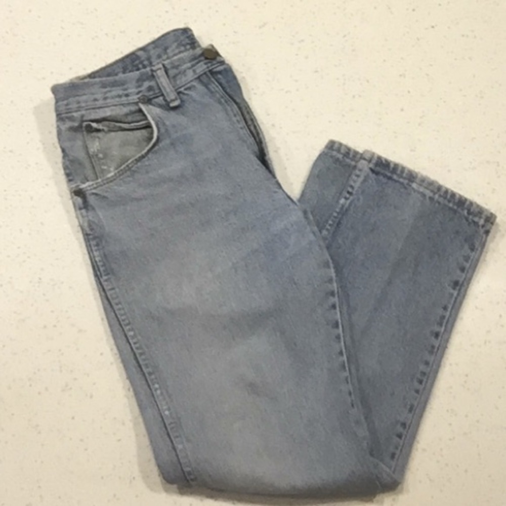 High Rise VTG Mom Jeans light distressed - Picture 2 of 8